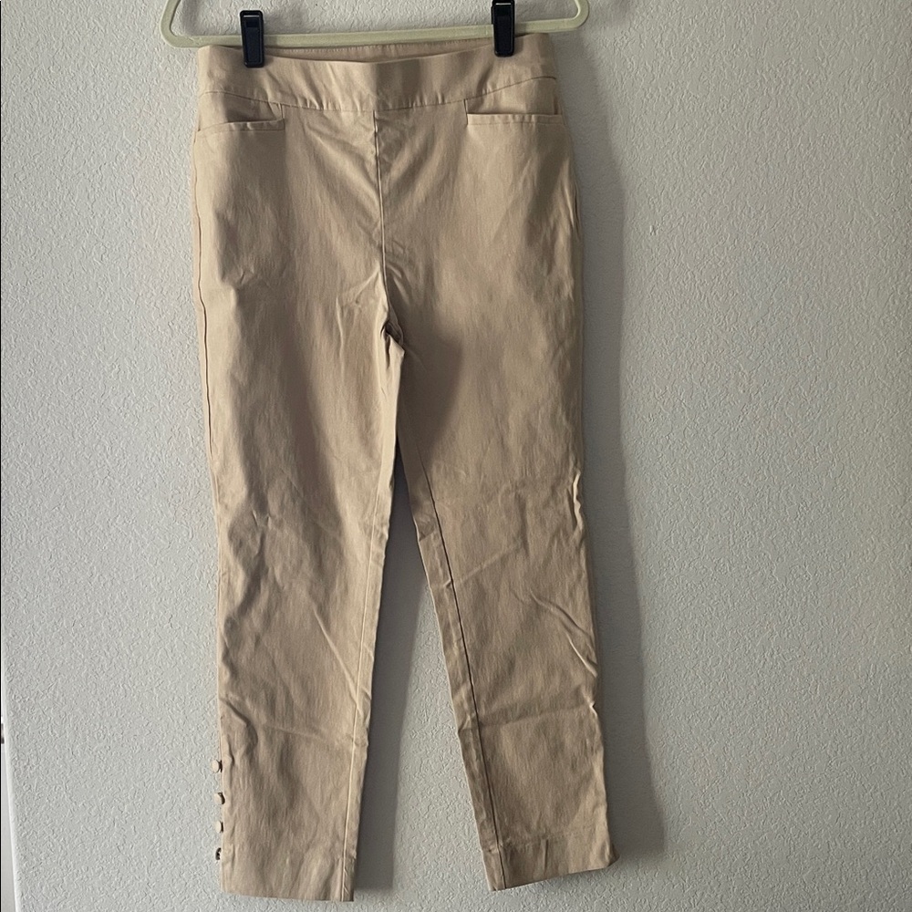 Chico's Light Tan Pants Womens Size 6